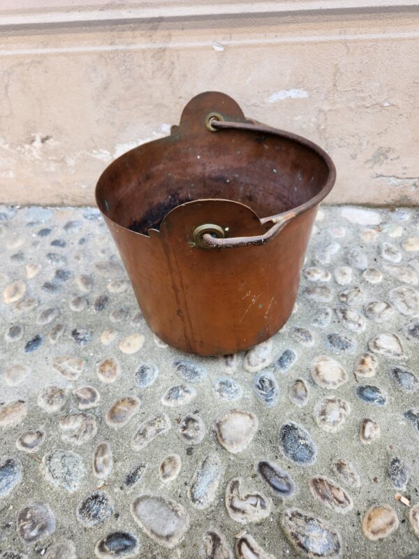 Secchio in rame antico - immagine 3