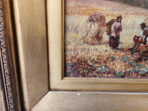 Quadro antico paesaggio epoca 800 - immagine 5
