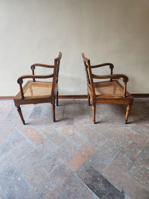 Poltrone antiche epoca Luigi XVI - immagine 6
