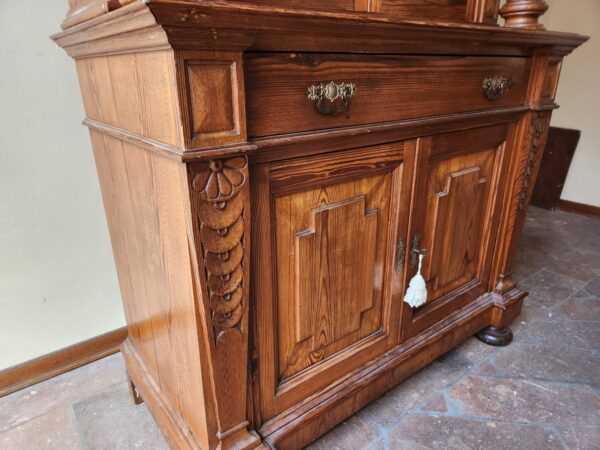 Credenza antica in legno di arice - immagine 8