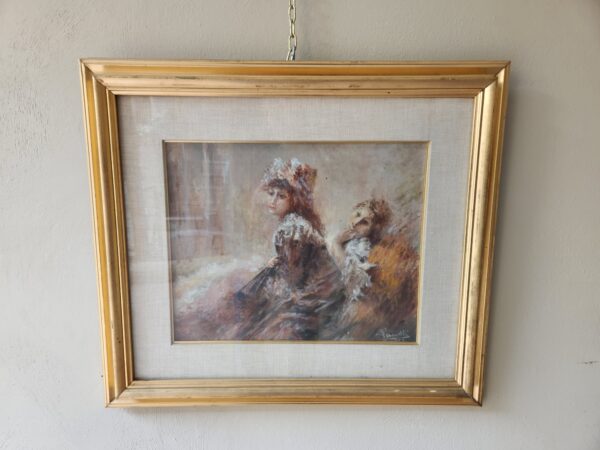 Quadro  epoca 900 raff dame - immagine 2