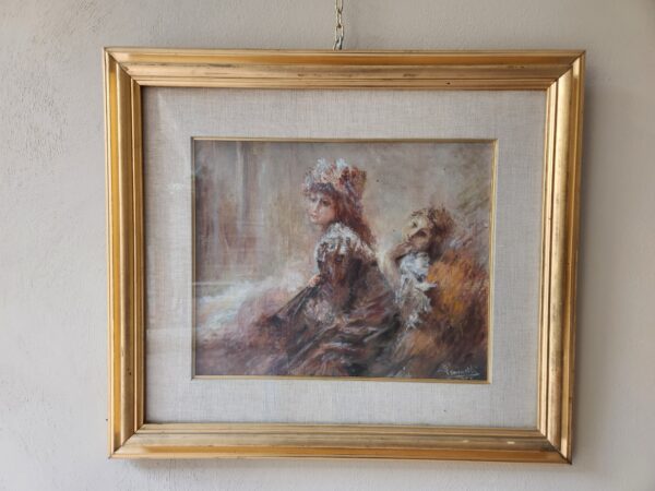 Quadro  epoca 900 raff dame - immagine 5
