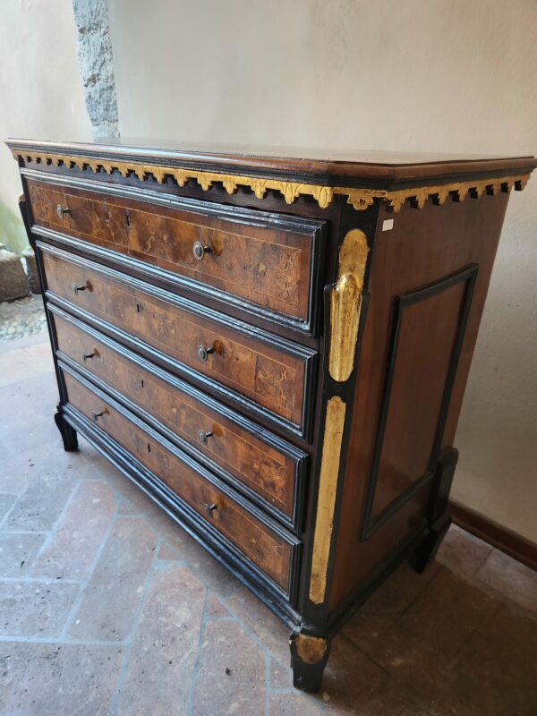 Cassettone antico lombardo epoca 700 - immagine 4