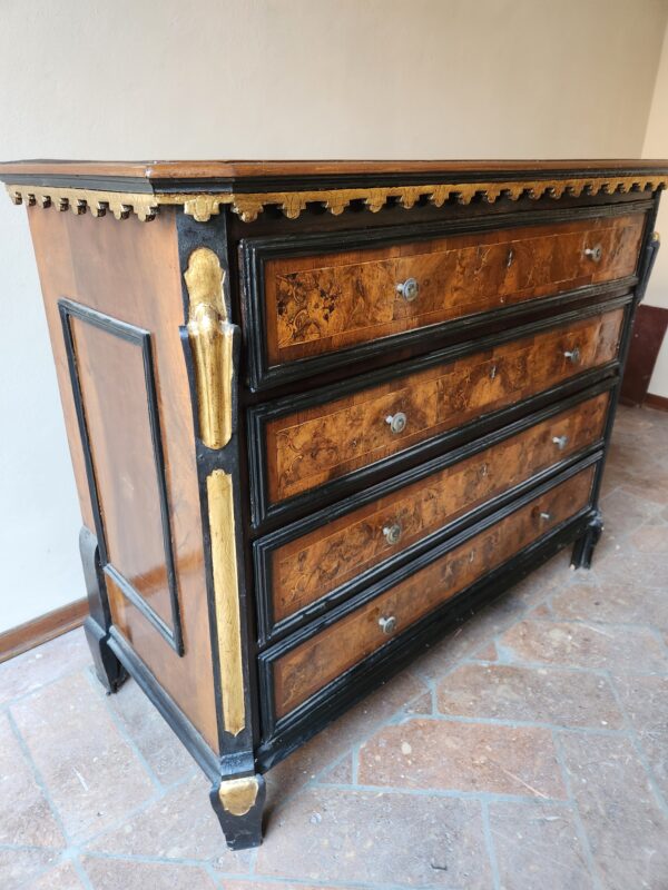 Cassettone antico lombardo epoca 700 - immagine 3
