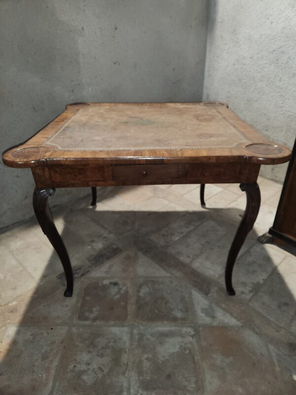 Tavolino antico da gioco - immagine 2