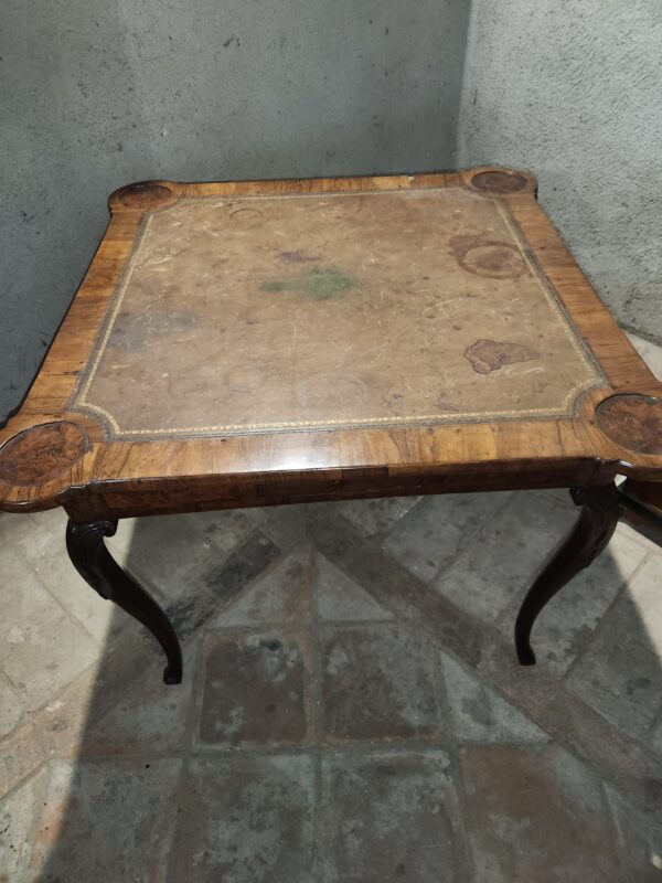 Tavolino antico da gioco - immagine 3