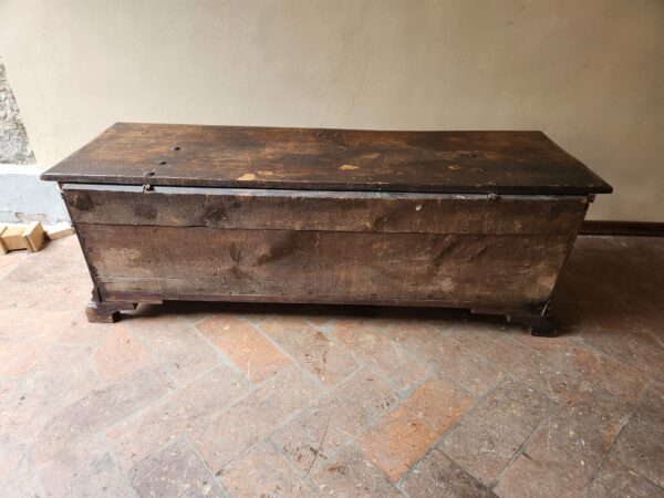 Cassapanca antica intagliata - immagine 7
