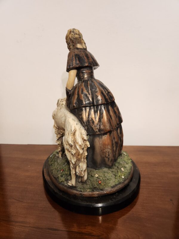 Statuina antica con cane - immagine 5