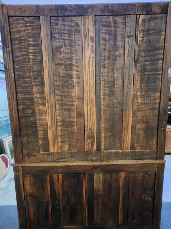 Credenza con alzata antica in rovere - immagine 8