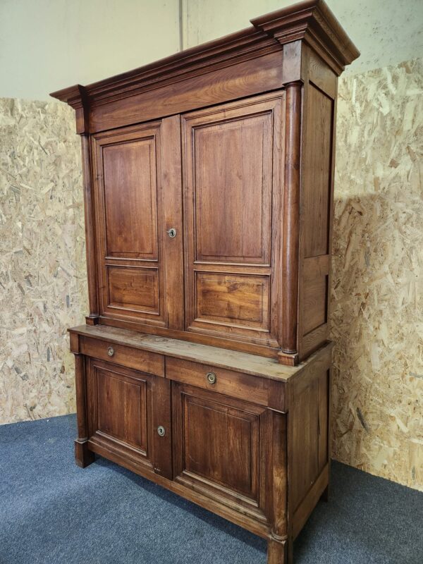 Credenza con alzata antica in rovere - immagine 3