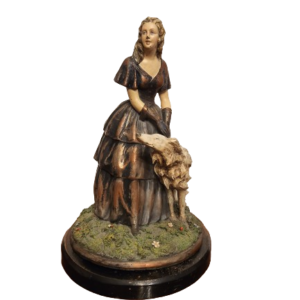 Statuina antica con cane