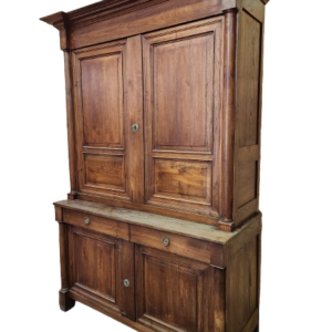 Credenza con alzata antica in rovere