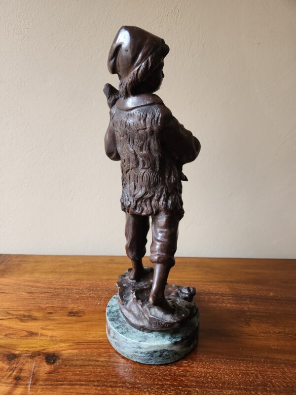 Bronzo antico raff pastorella - immagine 5