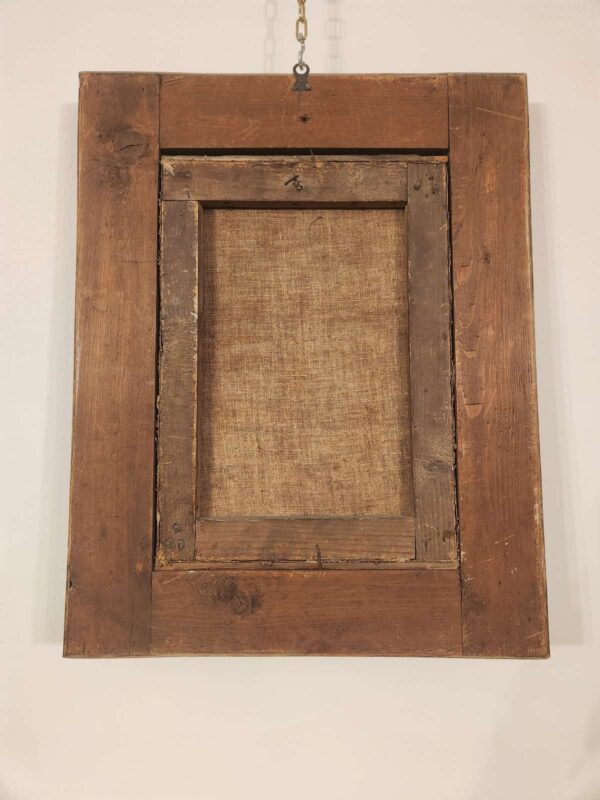 Dipinto antico quadro raff santa  epoca 600 - immagine 4