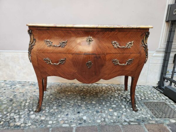 Cassettone antico con marmo - immagine 10