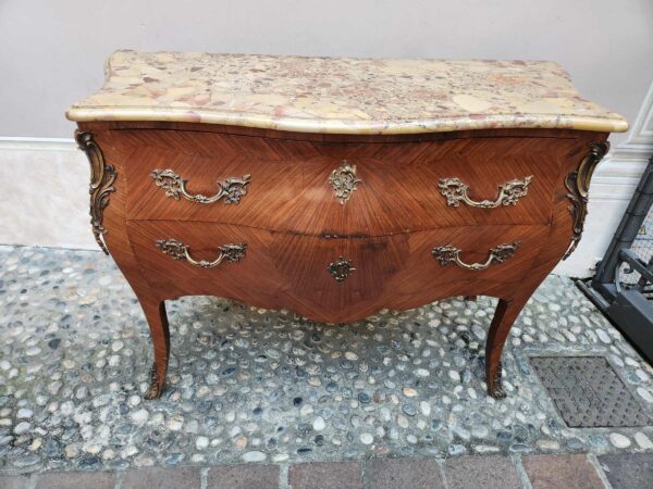 Cassettone antico con marmo - immagine 6