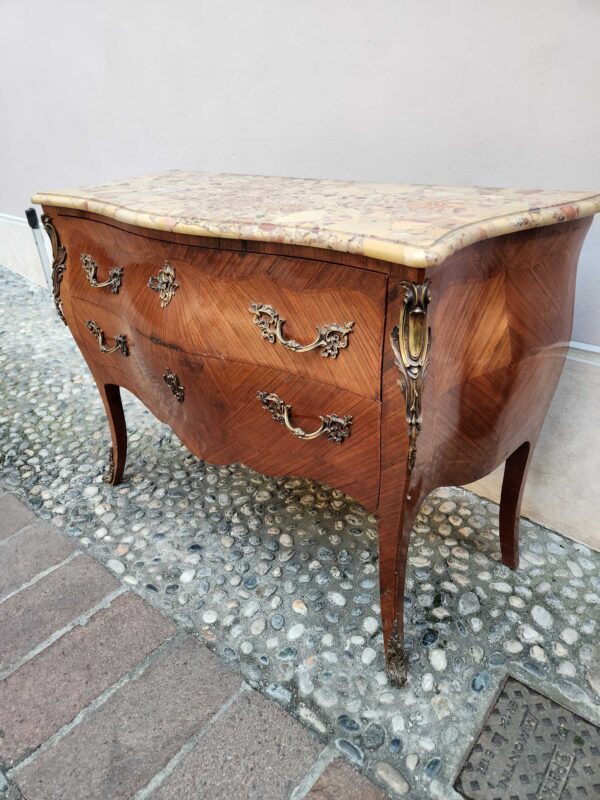 Cassettone antico con marmo - immagine 4