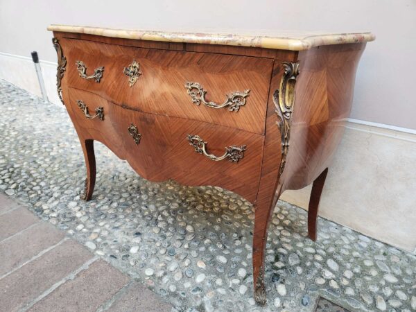 Cassettone antico con marmo - immagine 3