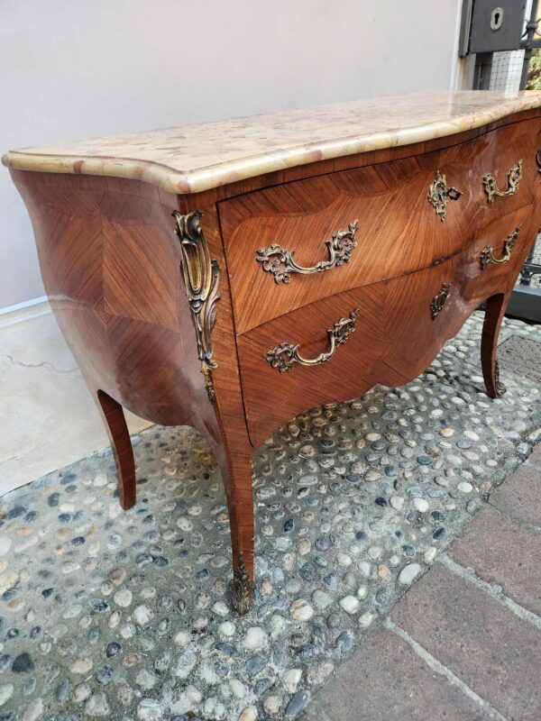 Cassettone antico con marmo - immagine 5