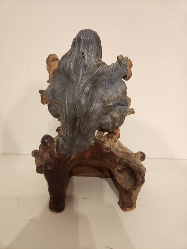 Scultura antica in terracotta  raff.Madonna - immagine 6