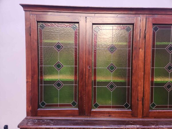 Credenza rustica antica 4 ante con alzata - immagine 16