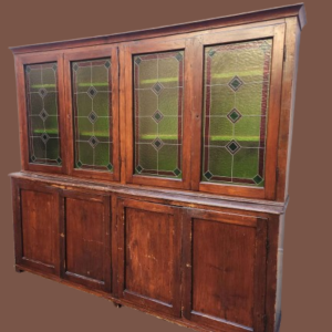 Credenza rustica antica 4 ante con alzata