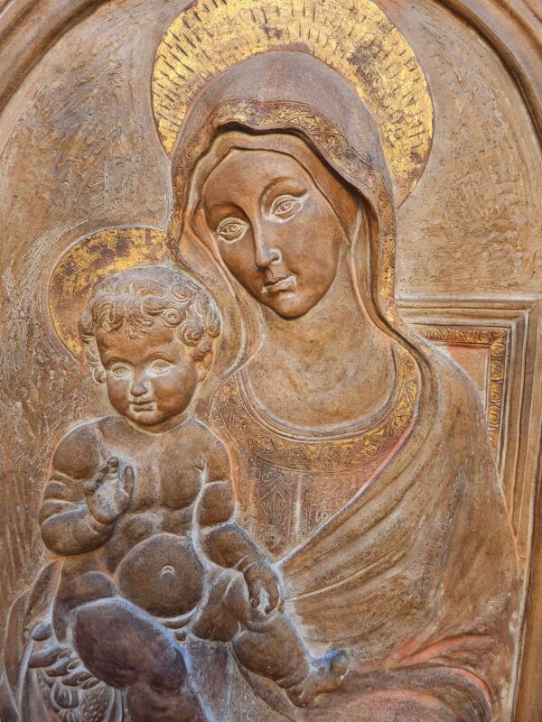 Madonna antica in terracotta - immagine 4