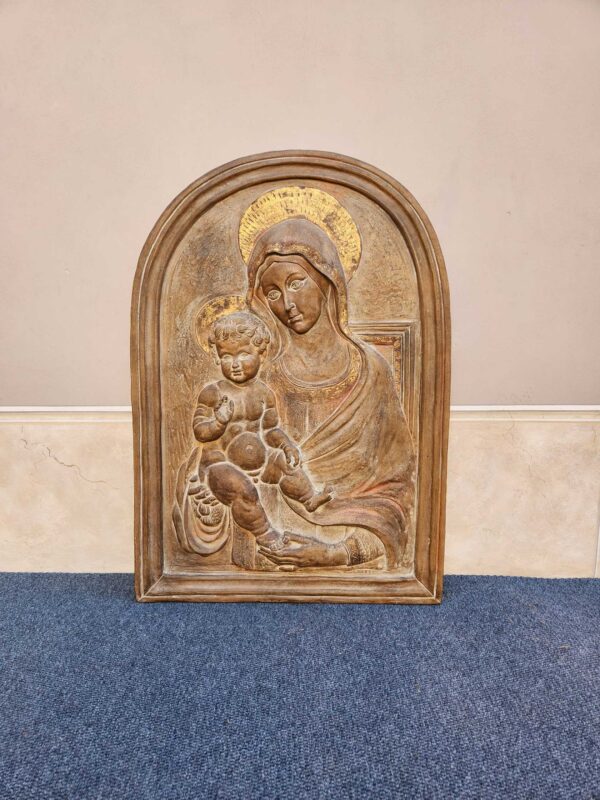Madonna antica in terracotta - immagine 9