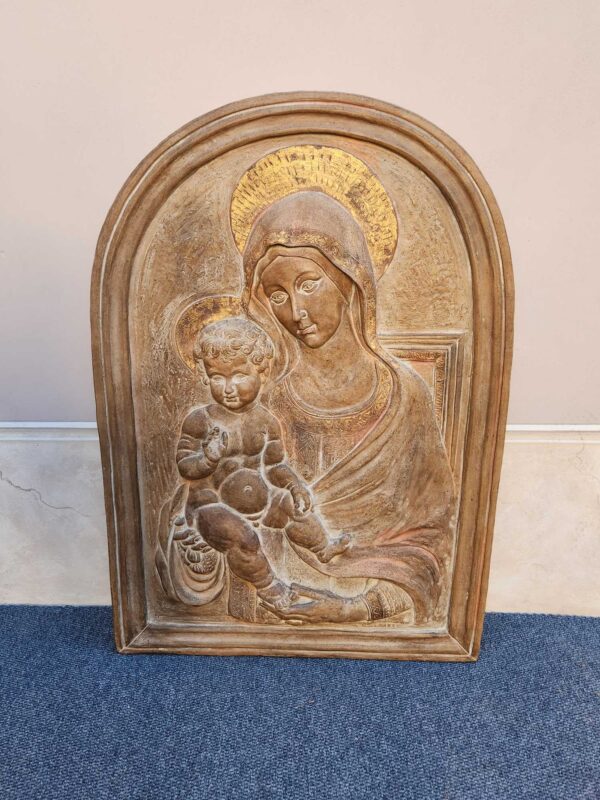 Madonna antica in terracotta - immagine 10