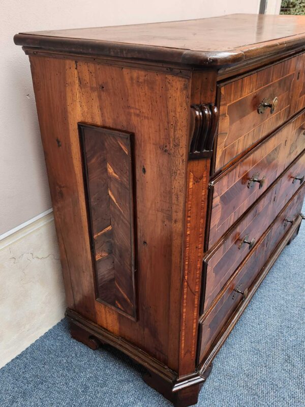 Cassettone lombardo antico epoca 700 - immagine 7