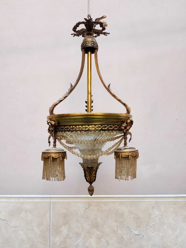 Lampadario antico - immagine 3