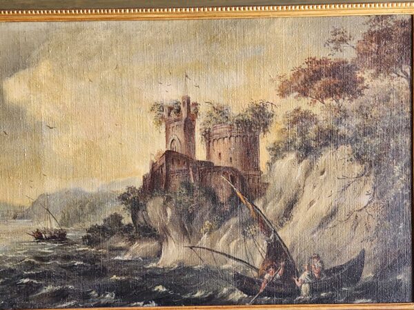 Dipinto antico raff marina epoca 900 - immagine 6