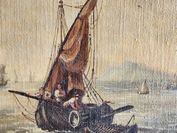 Dipinto antico raff marina epoca 900 - immagine 8