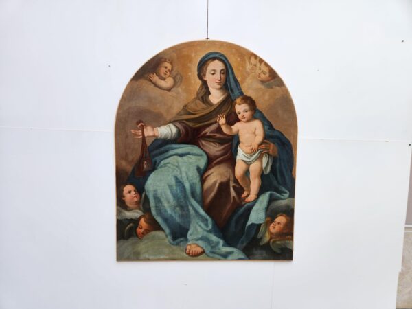 Quadro Madonna con Bambino epoca 700 - immagine 2