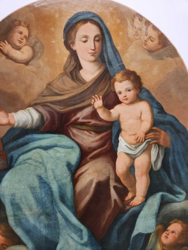 Quadro Madonna con Bambino epoca 700 - immagine 4