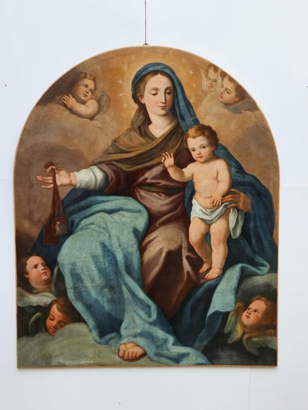 Quadro Madonna con Bambino epoca 700 - immagine 3