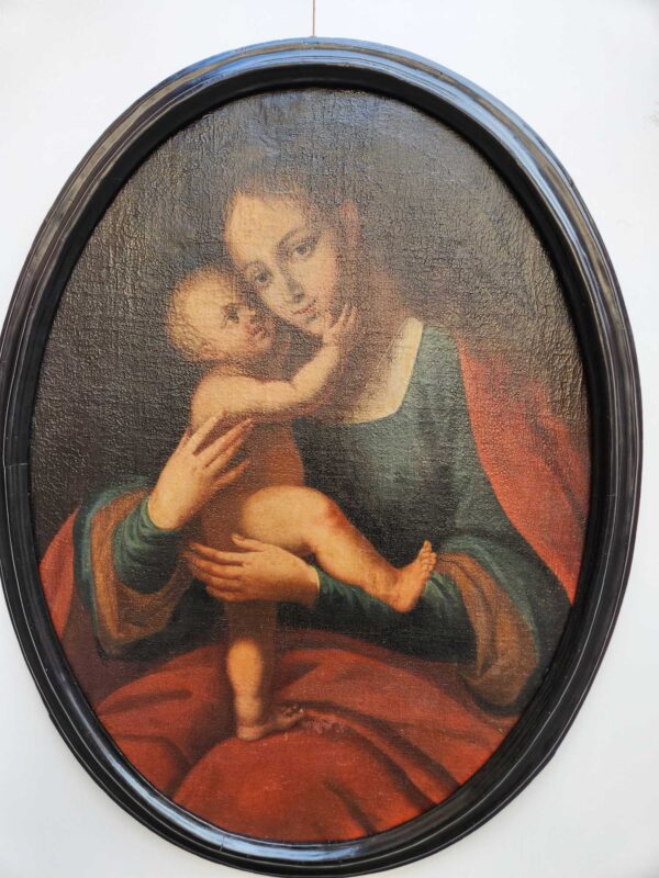Dipinto Madonna con Bambino epoca 600 - immagine 3