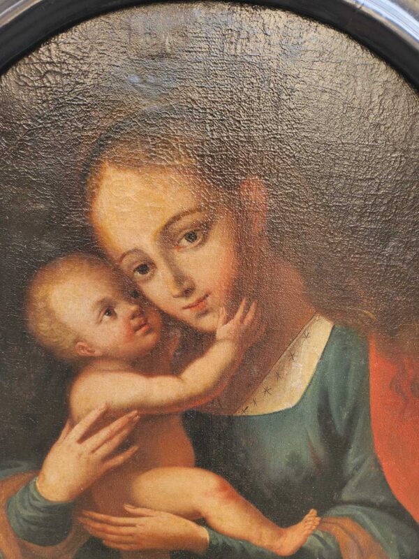 Dipinto Madonna con Bambino epoca 600 - immagine 6