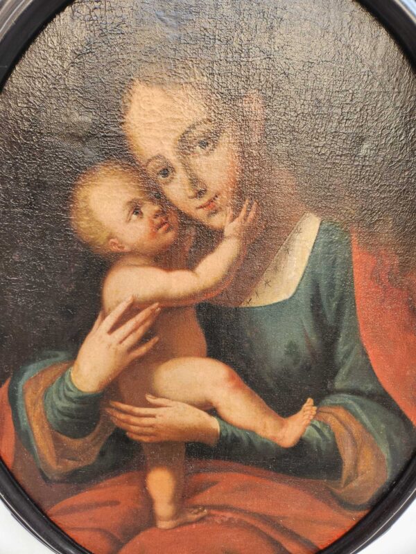 Dipinto Madonna con Bambino epoca 600 - immagine 4