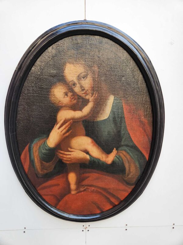 Dipinto Madonna con Bambino epoca 600 - immagine 7