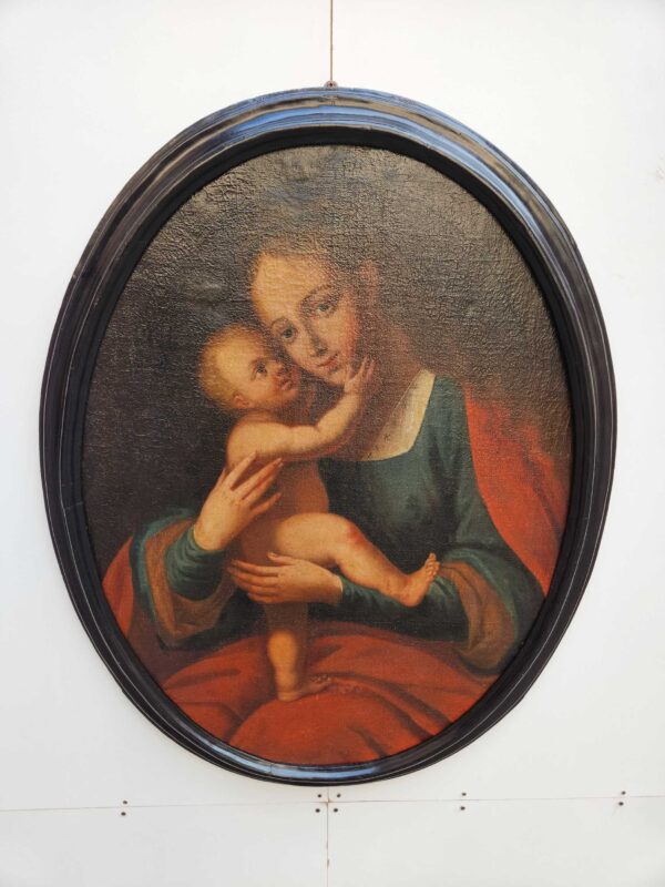Dipinto Madonna con Bambino epoca 600 - immagine 11