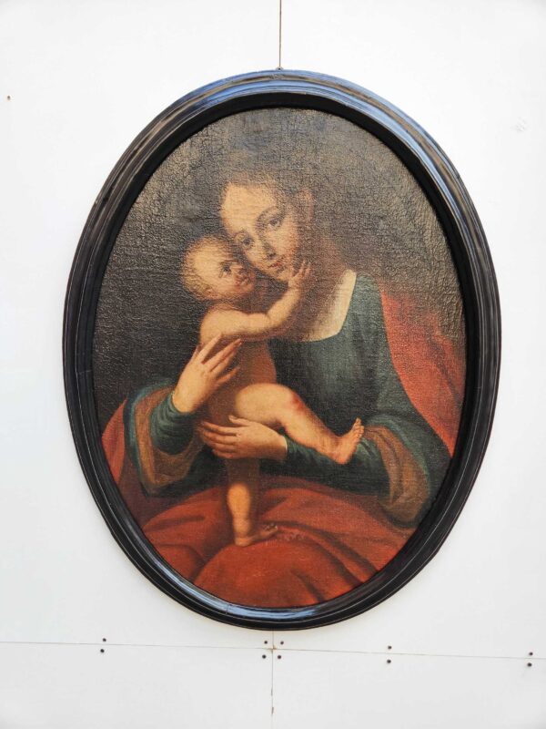 Dipinto Madonna con Bambino epoca 600 - immagine 5