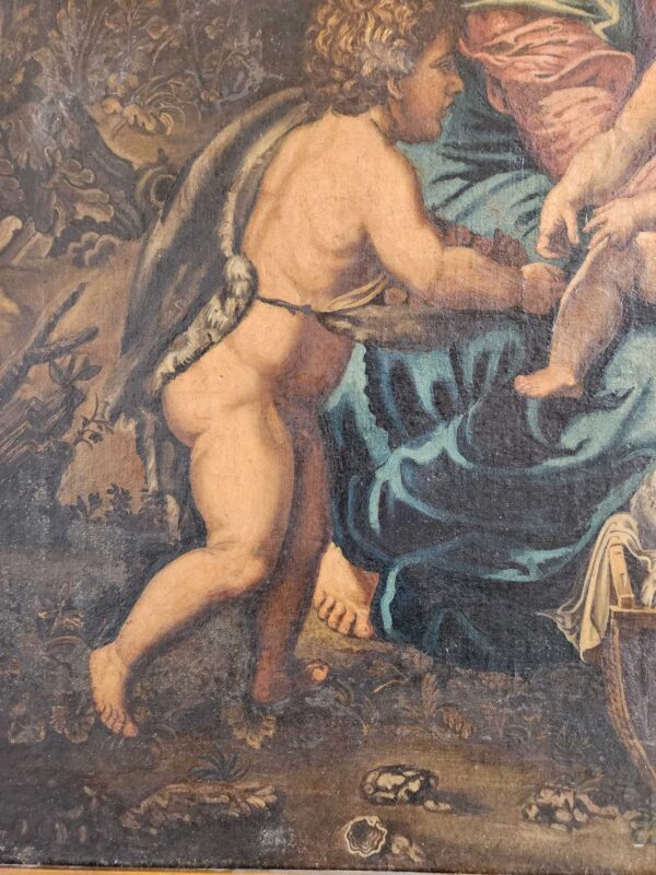 Dipinto antico raff Madonna con Bambino - immagine 9