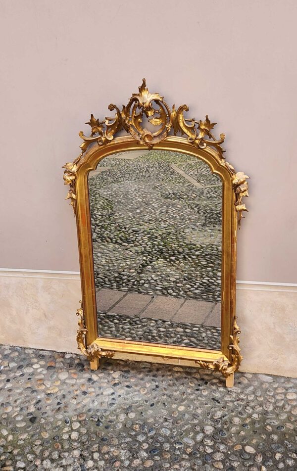 Specchiera antica dorata epoca 800 - immagine 10