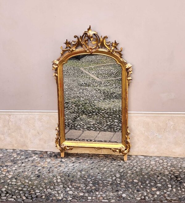 Specchiera antica dorata epoca 800 - immagine 13