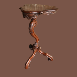 Gueridon in legno di noce