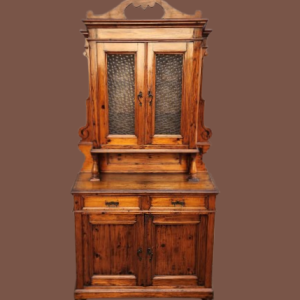 Credenza in abete rustica con alzata