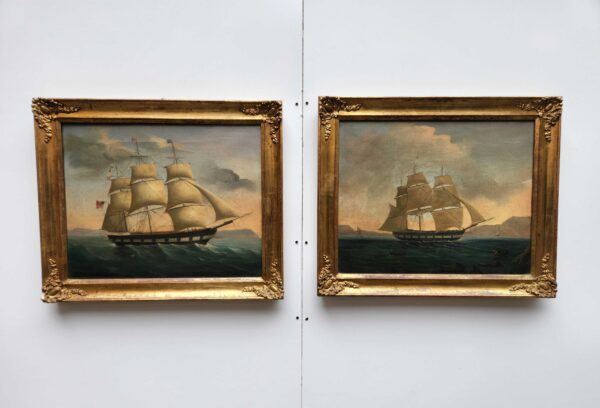 Coppia di quadri raff. marine - immagine 15