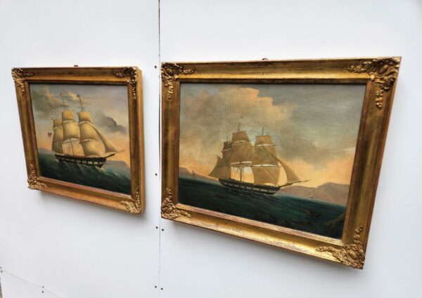 Coppia di quadri raff. marine - immagine 11