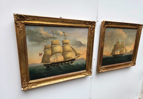 Coppia di quadri raff. marine - immagine 10